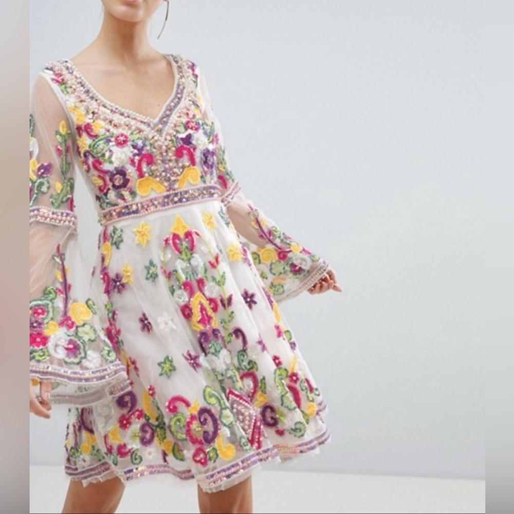 A Star is born multicolored beaded boho dress, sold out!
